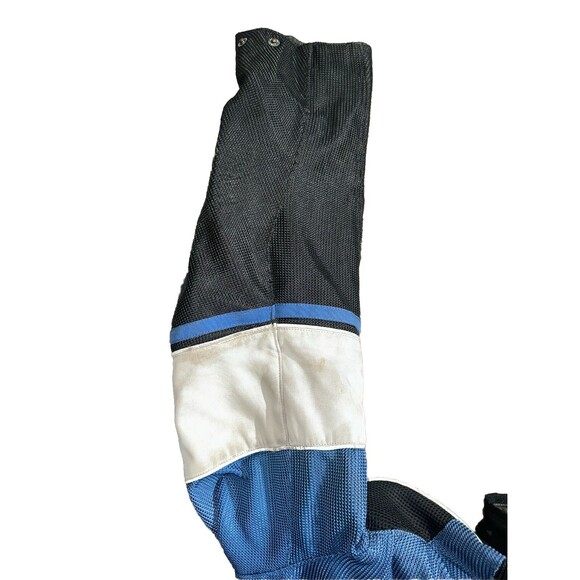 Alpinestars armored Motorcycle jacket black white Blue Tares Ware XL - Picture 5 of 16